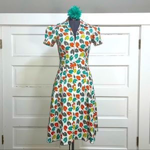 Bernie Dexter - Derby Dress in Pretty Pastel Palette - L